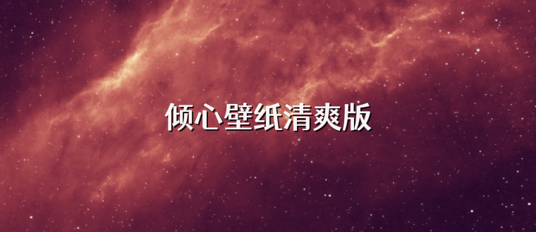 倾心壁纸清爽版