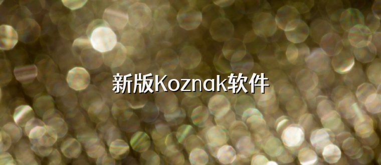 新版Koznak软件