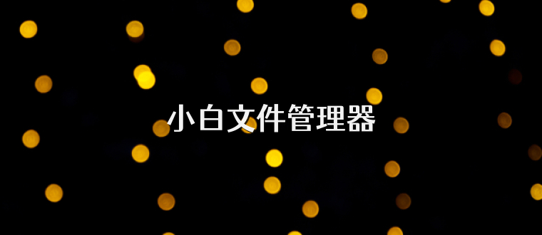 小白文件管理器