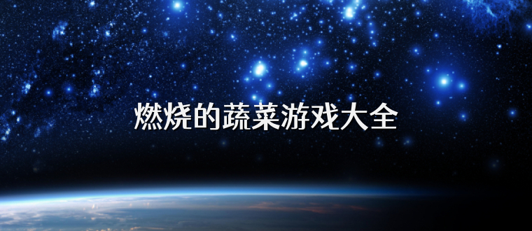 燃烧的蔬菜游戏大全