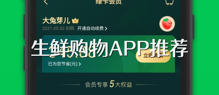 生鲜购物APP推荐
