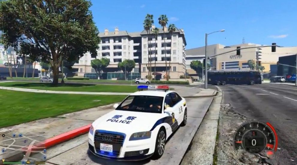 欧洲卡车模拟2奥迪警车中文版 1