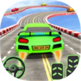 汽车特技坡道种族游戏