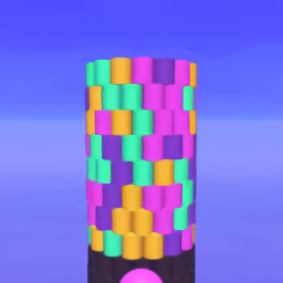 彩色球跳塔游戏安卓版